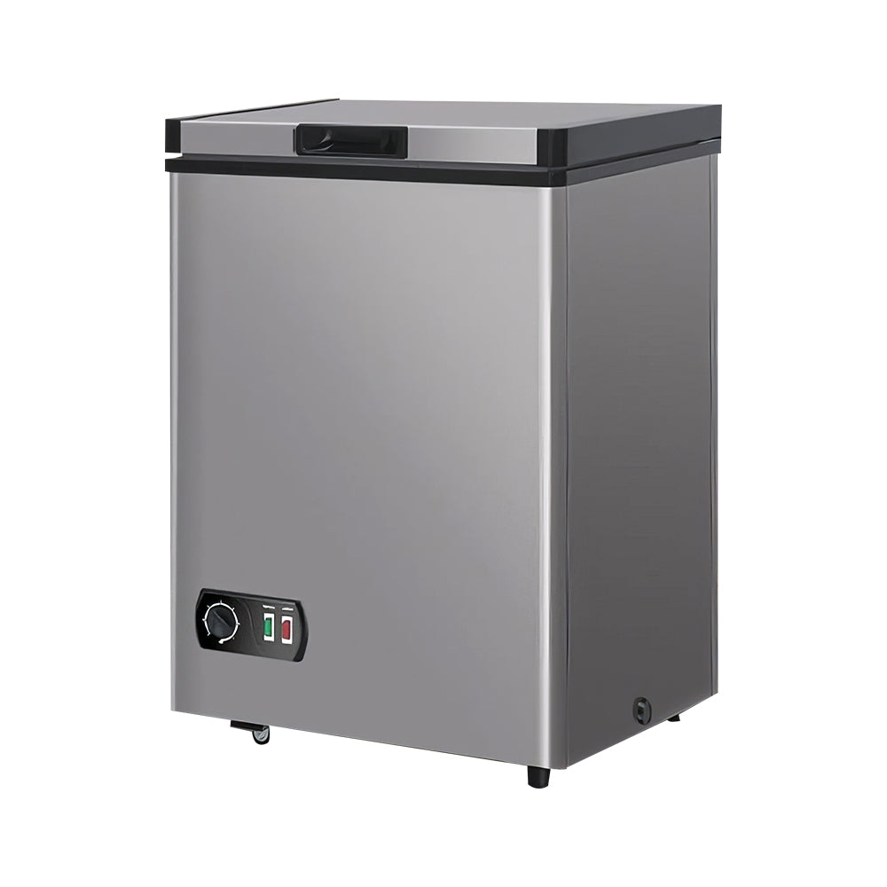 4.2 Cu.Ft Chest Freezer with 7-Level Temp Control & Basket, Energy Saving Quiet
