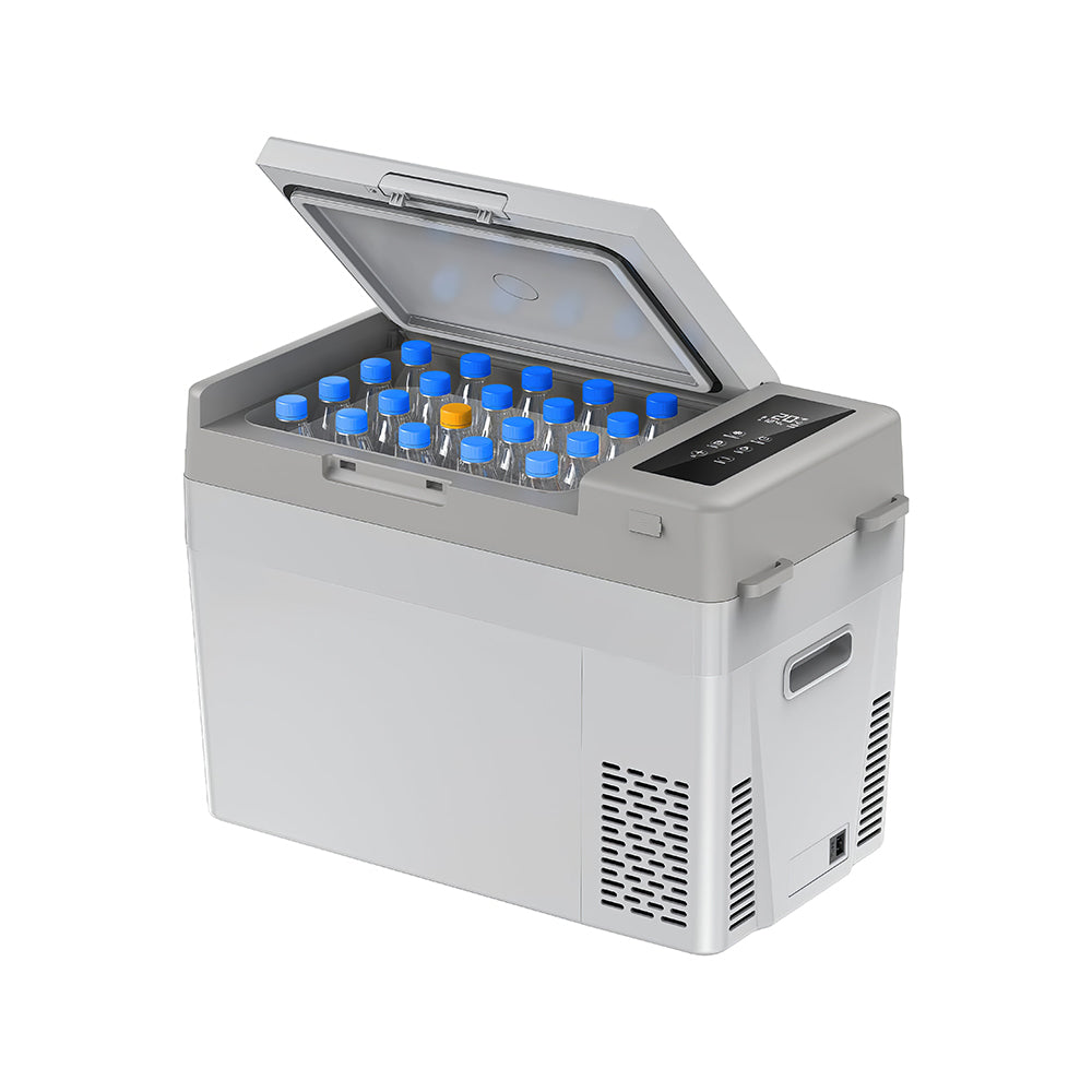 12V Car Fridge Freezer 25QT Portable Compressor Cooler -4°F~68°F for Camping & Travel