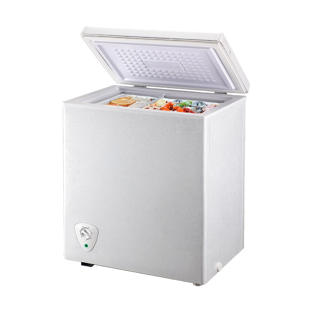 3.5 Cu.Ft Small Chest Freezer, Adjustable Thermostat, Energy Saving