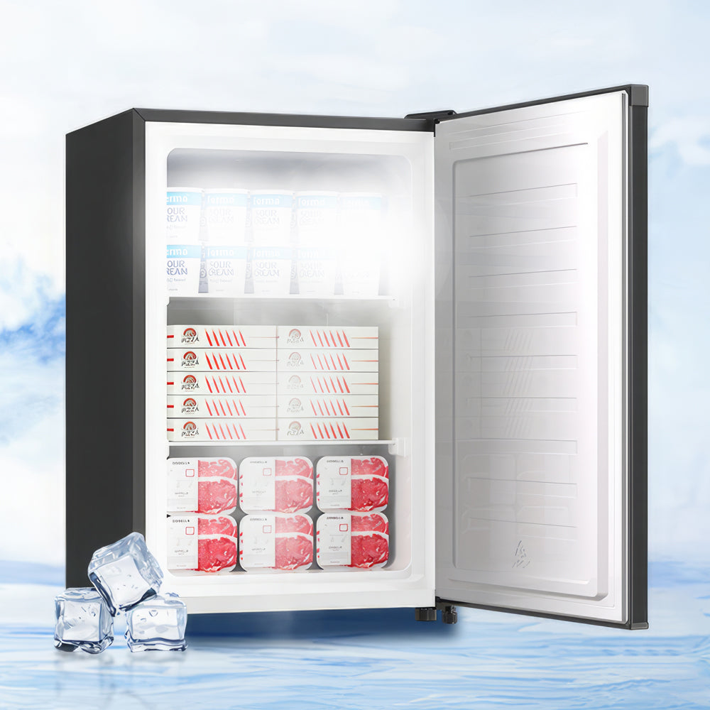 2.1 Cu.Ft Upright Freezer with Reversible Door & Adjustable Thermostat