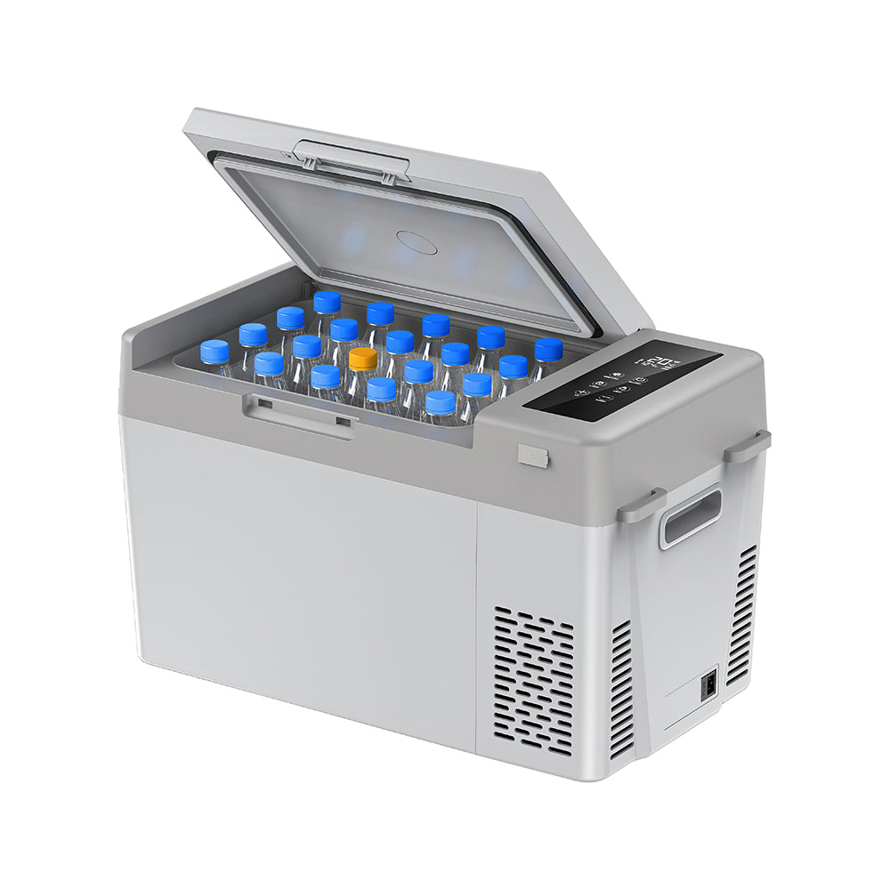 12V Car Fridge Freezer 25QT Portable Compressor Cooler -4°F~68°F for Camping & Travel