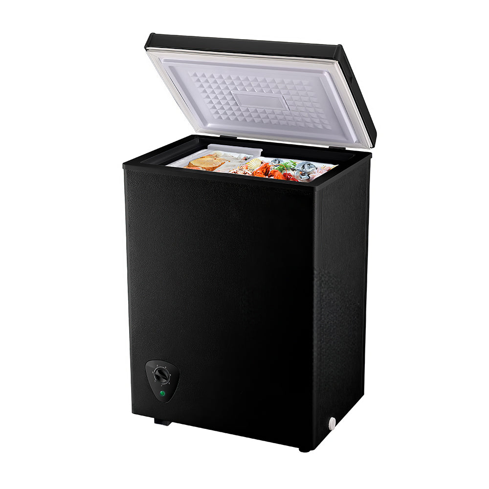 3.5 Cu.Ft Small Chest Freezer, Adjustable Thermostat, Energy Saving