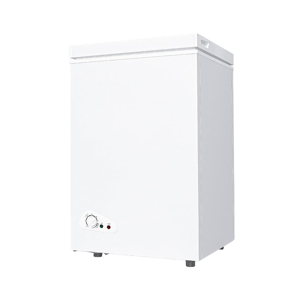 5.0 Cu.Ft Chest Freezer with Adjustable Temp & 2 Baskets, Compact Deep Freezer