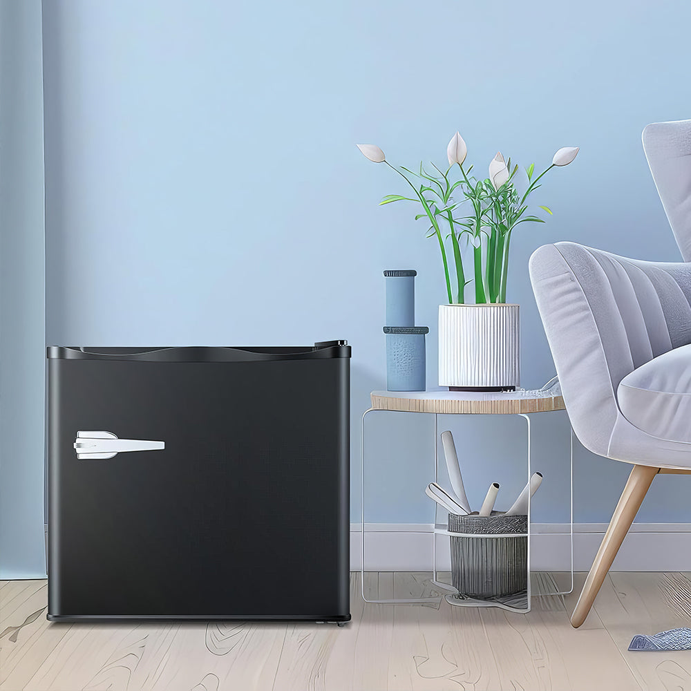 1.2 Cu.Ft Mini Upright Freezer with Handle & Adjustable Thermostat, Low Noise