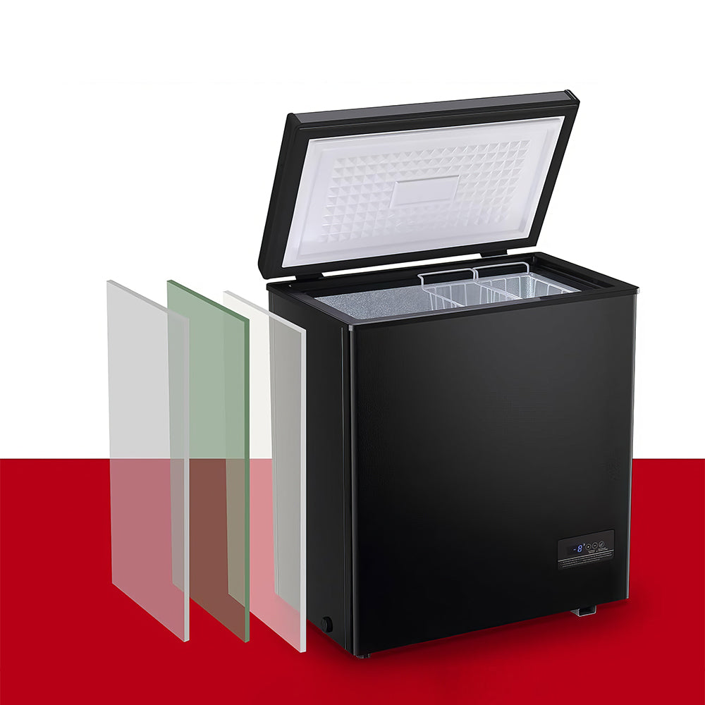 3.5 Cu.Ft Chest Freezer with Digital Temp Display & Removable Basket