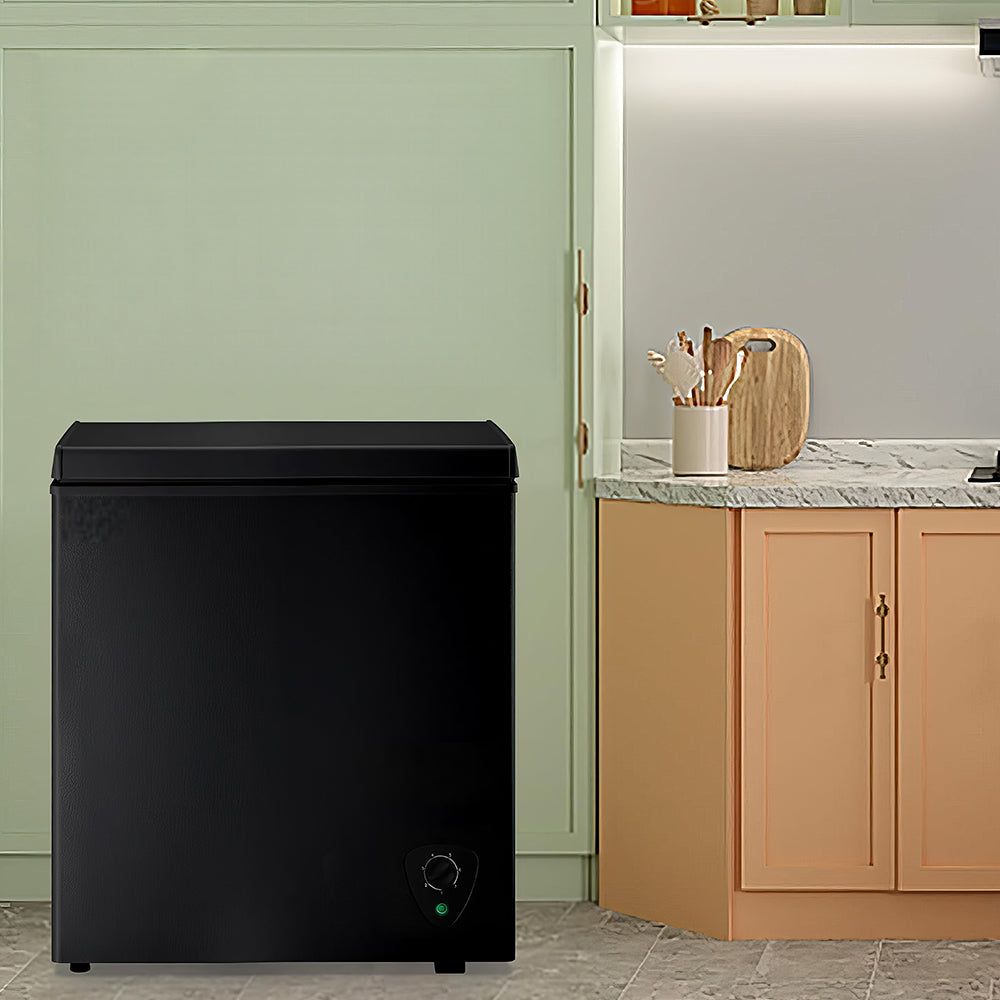 3.5 Cu.Ft Small Chest Freezer, Adjustable Thermostat, Energy Saving