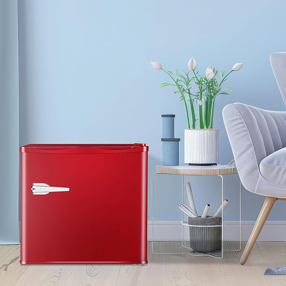 1.2 Cu.Ft Mini Upright Freezer with Handle & Adjustable Thermostat, Low Noise