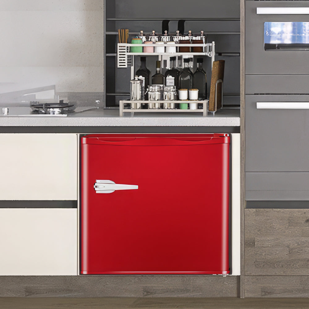 1.2 Cu.Ft Mini Upright Freezer with Handle & Adjustable Thermostat, Low Noise