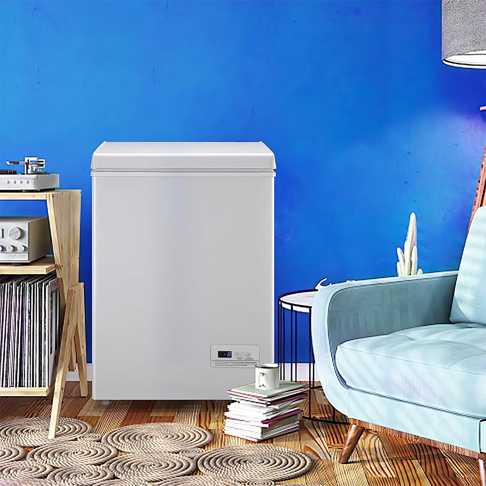 5.0 Cu.Ft Deep Chest Freezer with Digital Temp Control & Basket for Home or Garage