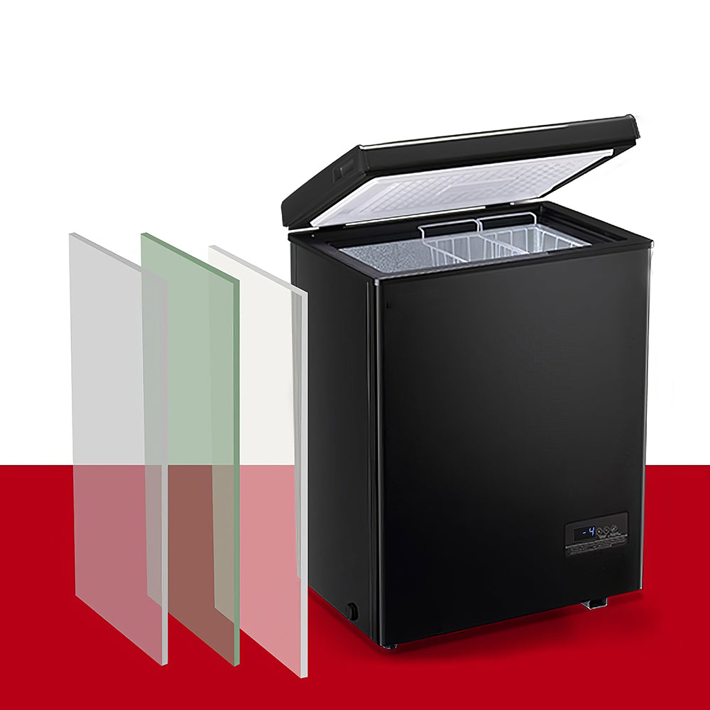 3.5 Cu.Ft Chest Freezer with Digital Temp Display & Removable Basket