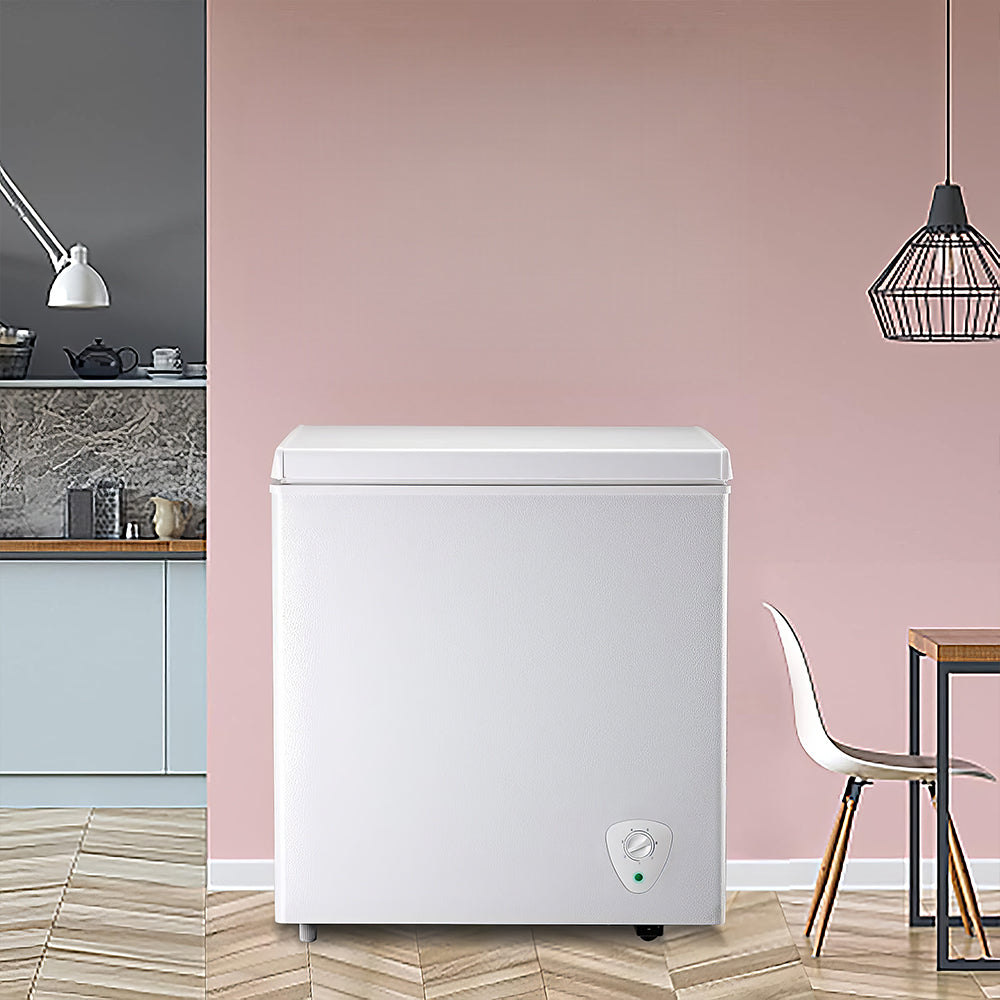 3.5 Cu.Ft Small Chest Freezer, Adjustable Thermostat, Energy Saving